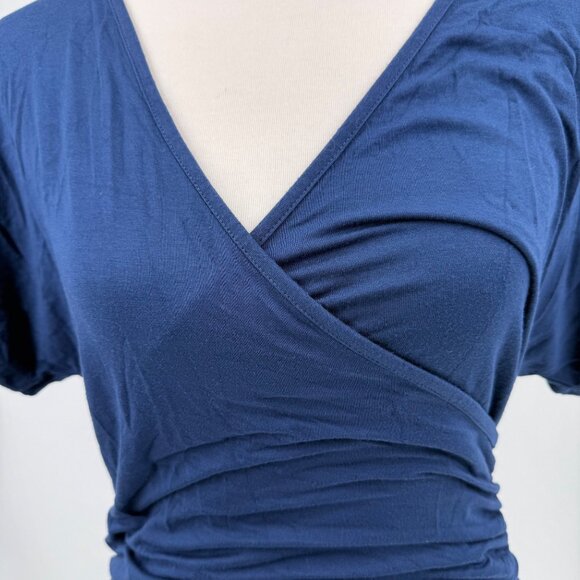 River & Sky Modal Tencel Chloe Top In Deep Blue, Size S - Picture 3 of 10